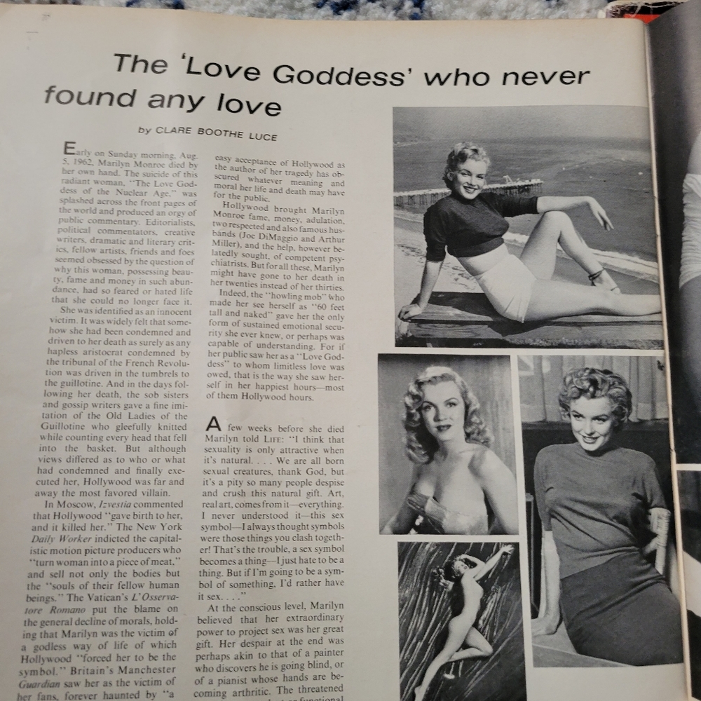 1956 & 1964 "LIFE" Magazines | Marilyn Monroe & Jayne Mansfield - Picture 6 of 14